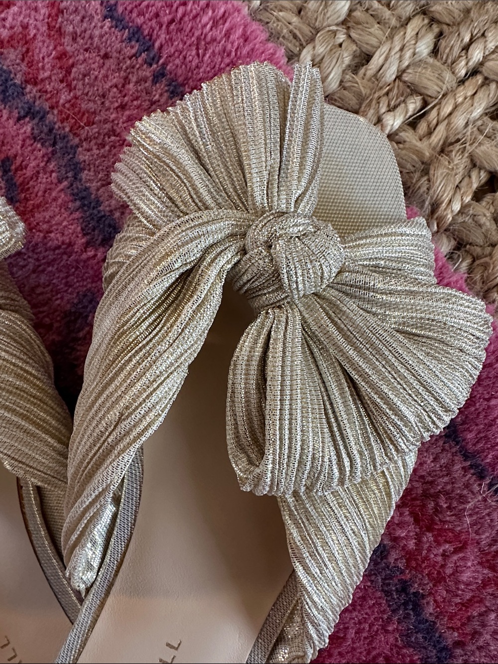 Loeffler Randall Daphne Bow Sandals size 8 - Picture 2 of 4